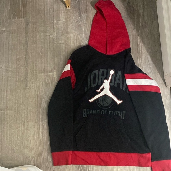 Jordan Other - Jordan Black and red hooded sweatshirt… Used in good condition size XL